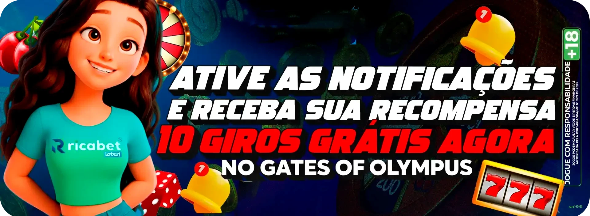 Conta aa999 sincronizada site e app